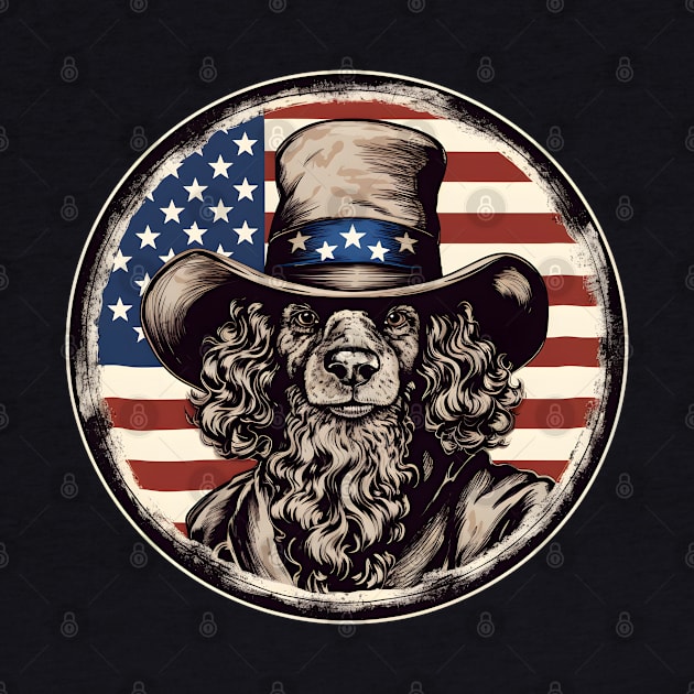 Patriotic Poodle by NatashaCuteShop